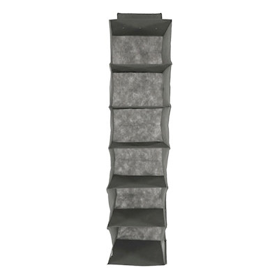 ORGANIZADOR PARA CLÓSET DE 6 NIVELES GRIS