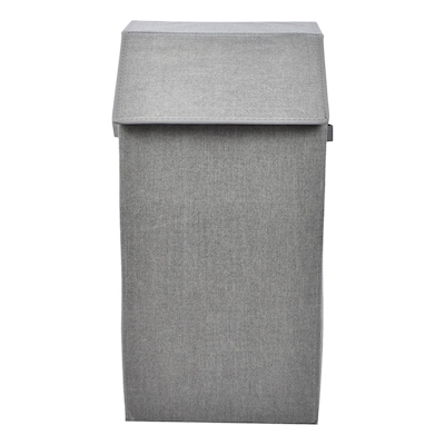 CESTO PARA ROPA GRIS 60 X 30 X 30 CM