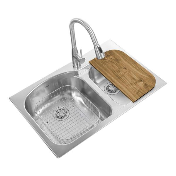 SET TARJA 2 TINAS SUBMONTAR O EMPOTRAR + LLAVE + CONTRACANASTAS + CANASTILLA + TABLA 84 X 56 CM