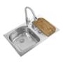 SET TARJA 2 TINAS SUBMONTAR O EMPOTRAR + LLAVE + CONTRACANASTAS + CANASTILLA + TABLA 84 X 56 CM