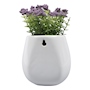 PLANTA ARTIFICIAL DECORATIVA CON MACETA BLANCA DE CERÁMICA