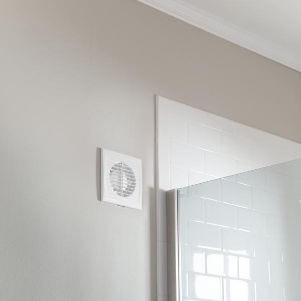 EXTRACTOR DE AIRE DE 4" BLANCO