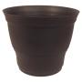 MACETA DE PLÁSTICO REDONDA EXTRA GRANDE CHOCOLATE DE 20"