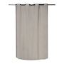 CORTINA DE JACQUARD CON ARILLOS POLIÉSTER BEIGE 210 X 140 CM
