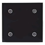 EXTRACTOR DE AIRE DE 4" SERIE 2900 CRISTAL NEGRO