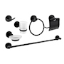 JUEGO DE ACCESORIOS PARA BAÑO RALEY DE ZINC 6 PIEZAS