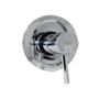 MEZCLADORA MONOMANDO PARA TINA O REGADERA 1/2 PULGADA PLATA RUGO
