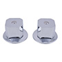 JUEGO DE MANERALES SENA 1 1/2 PULGADA PLATA RUGO