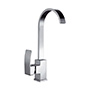 LLAVE PARA FREGADERO MONOMANDO CROMO MANERAL TIPO PALANCA 14.5" RESISTENTE A LA CORROSIÓN