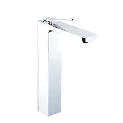 LLAVE SIENA MONOMANDO ALTA PARA LAVABO DE BAÑO 29.8 CM CROMO PULIDO