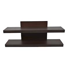REPISA DOBLE NIVEL CAPELLI 32 X 80 X 19 CM CAFÉ EXPRESSO