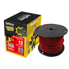 CABLE ELÉCTRICO THW-LS CALIBRE 12 AWG ROJO DE 100M DESLIZABLE