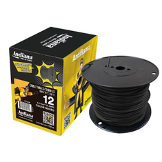 CABLE ELÉCTRICO THW-LS CALIBRE 12 AWG NEGRO 100M DESLIZABLE
