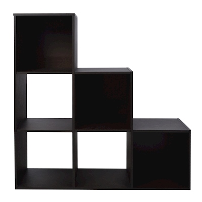 ORGANIZADOR DE ESCALERA MELAMINA 91.14 X 91.14 X 29.54 CM CAFÉ EXPRESSO