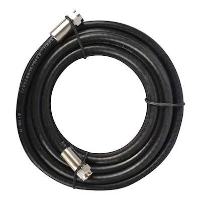 ARNES DE CABLE COAXIAL RG6 NEGRO 10 M STEREN