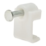 GRAPA PARA CABLE PLANO 3/4 DE PULGADA 12 PIEZAS BLANCO