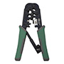 PINZA PONCHADORA MODULAR CON MATRACA 19 X 7.5 CM VERDE COMMERCIAL ELECTRIC