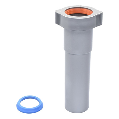 EXTENSIÓN PARA LAVABO/FREGADERO POLIPROPILENO 15.8 CM GRIS