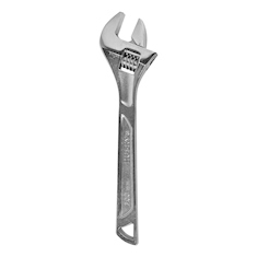 LLAVE AJUSTABLE DE DOBLE VELOCIDAD 12" ACERO CROMADA