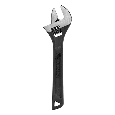 LLAVE AJUSTABLE DE DOBLE VELOCIDAD 8" ACERO AL CARBON NEGRA
