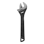 LLAVE AJUSTABLE DE VELOCIDAD DOBLE 10" NEGRA
