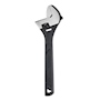 LLAVE AJUSTABLE DE DOBLE VELOCIDAD 12" ACERO NEGRO