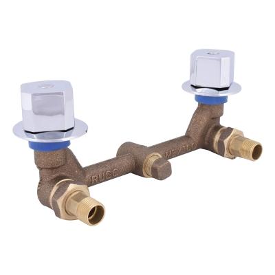 MEZCLADORA DUOMANDO ROSCABLE PARA REGADERA CROMO RUGO