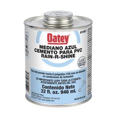CEMENTO PARA TUBERÍA PVC 946ML SELLADO RESISTENTE AZUL