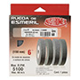 RUEDA TIPO 1 OXIDO DE ALUMINIO PARA ESMERIL DE BANCO 6" GRANO 60