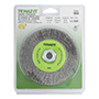 CEPILLO CIRCULAR DE ALAMBRE ONDULADO ACERO PARA ESMERILADORA 4-1/2"