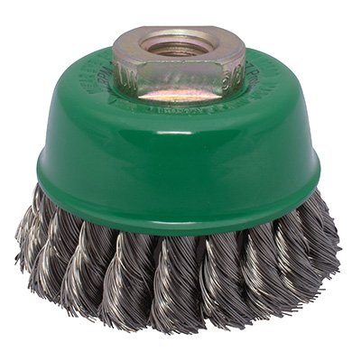 CEPILLO COPA ACERO INOXIDABLE 3" PARA LIMPIEZA DE METAL