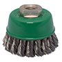 CEPILLO COPA ACERO INOXIDABLE 3" PARA LIMPIEZA DE METAL