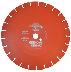 DISCO DIAMANTADO PARA CONCRETO CORTADORA DE PISO 14" SEGMENTADO