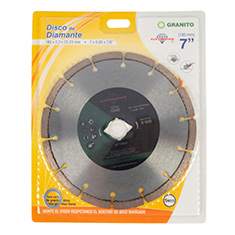 DISCO DIAMANTADO DENTADO PARA GRANITO ESMERILADORA 7"