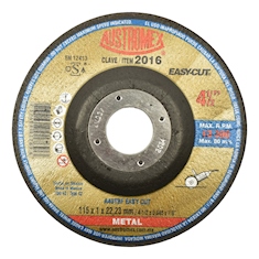 DISCO DE CORTE PARA METAL ESMERILADORA 4 1/2"