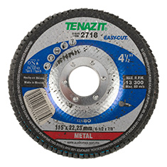 DISCO LAMINADO DE 4 1/2" ZIRCONIO GRANO 80