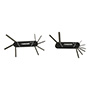 JUEGO DE LLAVES HEXAGONALES PLEGABLES 17 PIEZAS SAE/MM ACERO