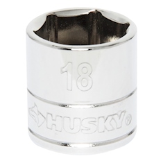 DADO HEXAGONAL 18 MM CUADRO 3/8" ACERO