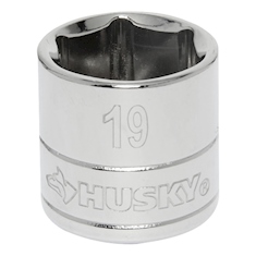 DADO HEXAGONAL 19 MM CUADRO 3/8" ACERO