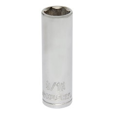 DADO HEXAGONAL PROFUNDO 9/16" CUADRO 3/8" ACERO SAE