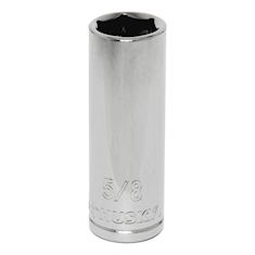 DADO PROFUNDO HEXAGONAL 5/8" SAE CUADRO 3/8" ACERO