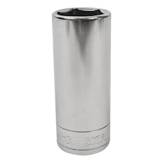 DADO HEXAGONAL PROFUNDO 19 MM CUADRO 3/8" ACERO