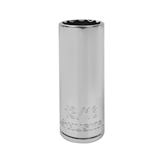 DADO PROFUNDO 13/16" CUADRO 1/2" 12 PUNTAS ACERO