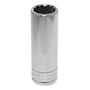 DADO PROFUNDO 18 MM CUADRO 1/2" ACERO 12 PUNTAS