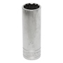 DADO LARGO 19 MM CUADRO 1/2" ACERO 12 PUNTAS