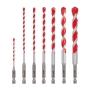 JUEGO DE BROCAS PARA TALADRO DE PERCUSIÓN 6 PULGADAS 7 PIEZAS
