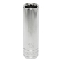 DADO LARGO 15 MM CUADRO 1/2" 12 PUNTAS ACERO CROMO VANADIO