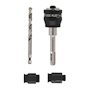 ADAPTADOR PC SDS PLUS CON BROCA CENTRADORA Y ADAPTADOR PARA SIERRA COPA 4"