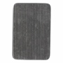 TAPETE PARA BAÑO POLIÉSTER 40 X 60 CM GRIS ANTIDESLIZANTE