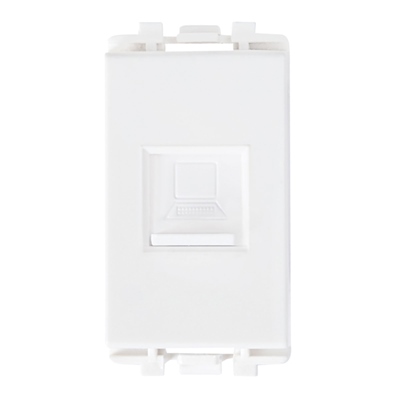 TOMA DE CÓMPUTO TIPO RJ45 DE 1 MÓDULO BLANCO